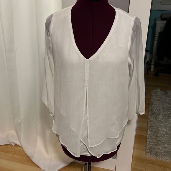 Apt. 9 Tops - Apt. 9 Women’s White Blouse S
